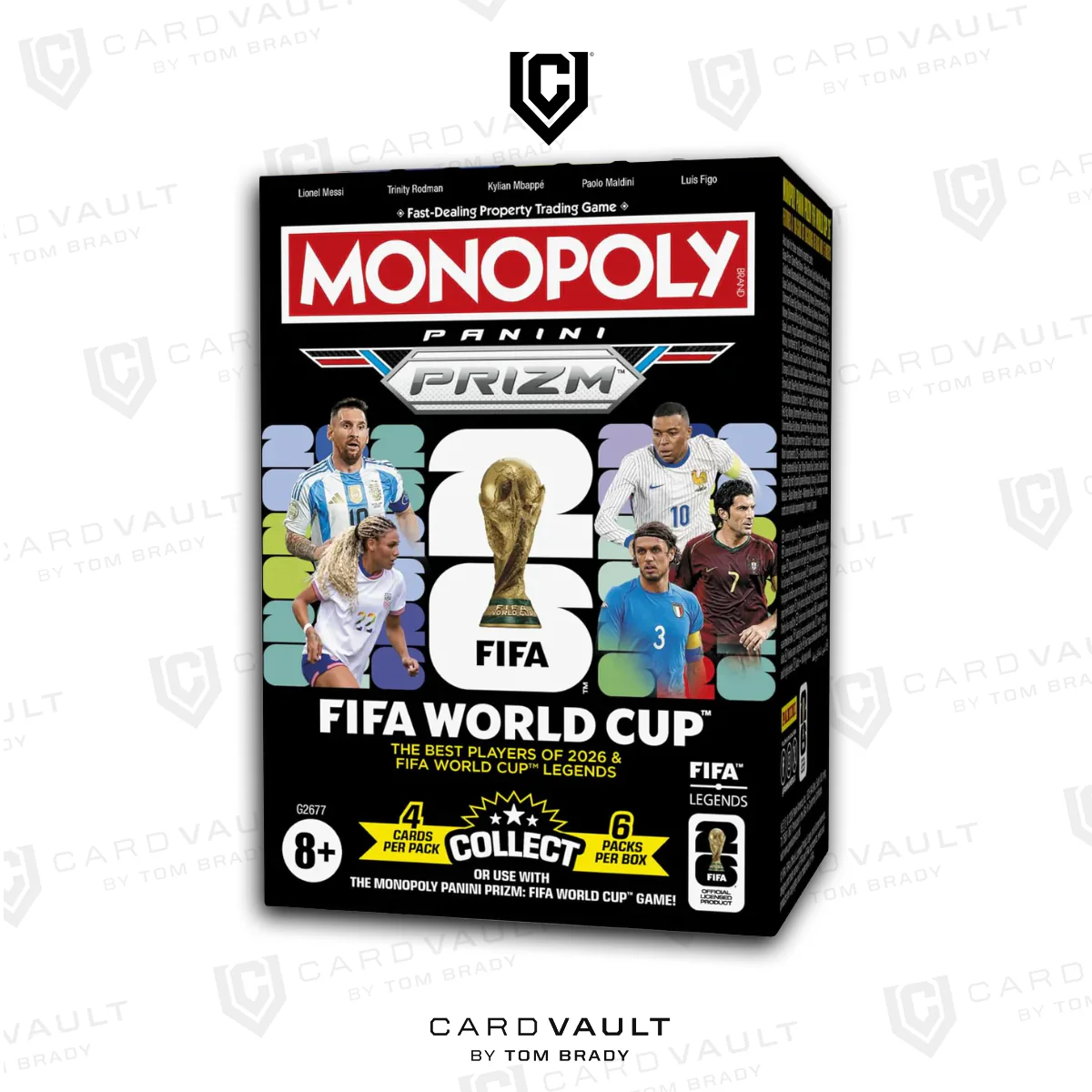 2026 Panini Prizm Monopoly FIFA World Cup Soccer Booster Box