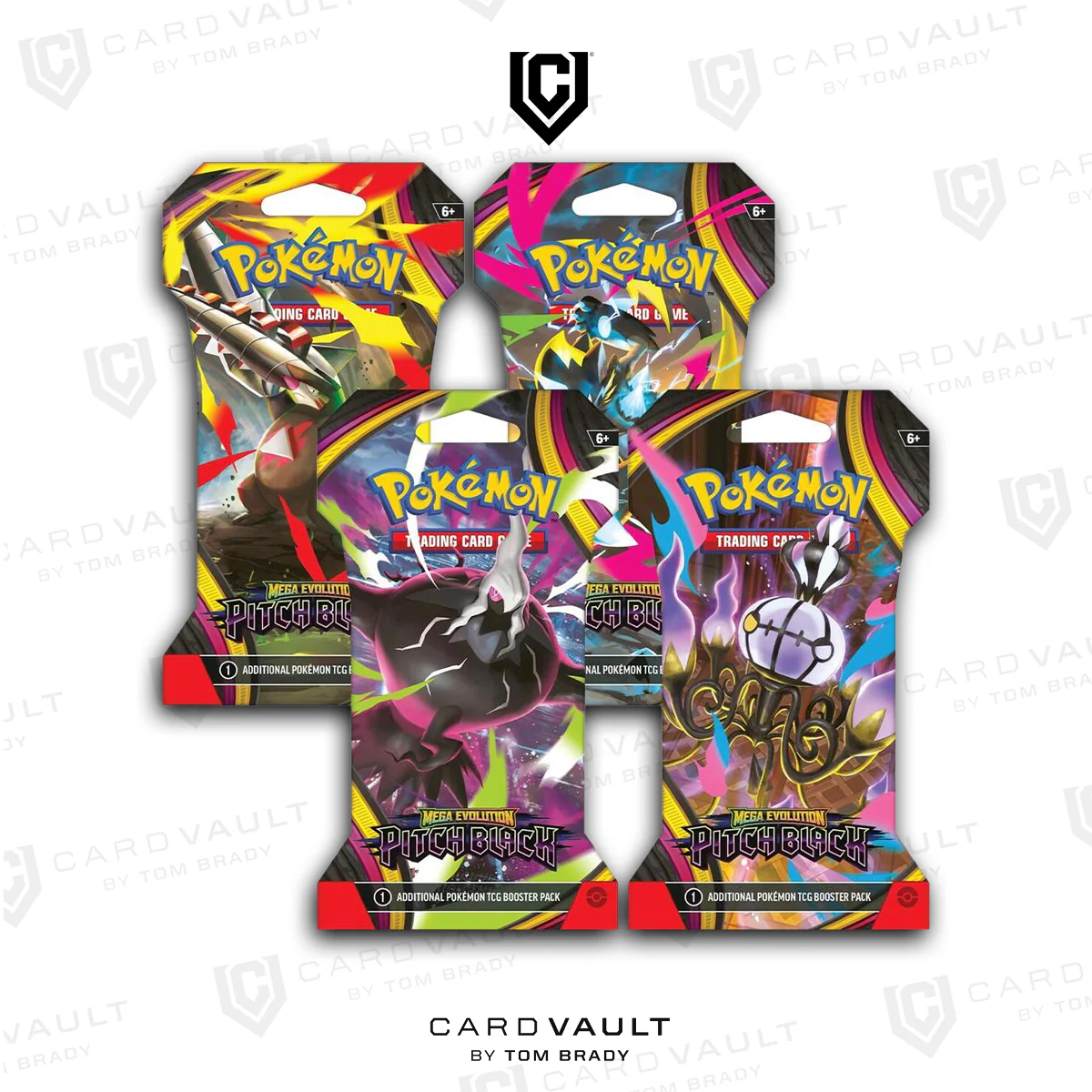 Pokémon: Mega Evolution Pitch Black Sleeved Booster Pack